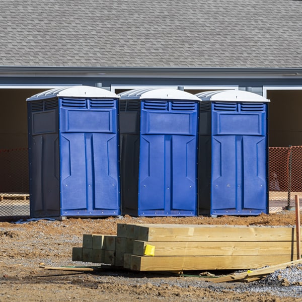 do you offer hand sanitizer dispensers inside the porta potties in Liberty OK